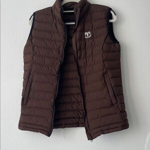Rusty Men's Brown Puffer Vest